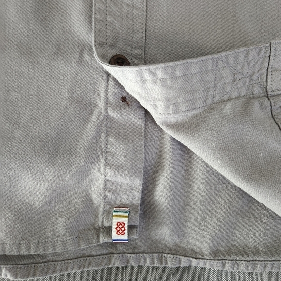 SHERPA ADVENTURE GEAR grey button down shirt XXL natural fiber casual outdoor - Picture 6 of 11